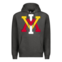 Charcoal Heather Keydets VMI Classic Premium Hoodie - InspiraDesign