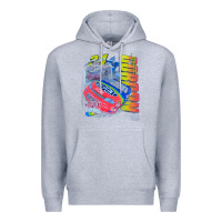 Heather Grey jeff gordon dupont vintage racing Premium Hoodie - InspiraDesign