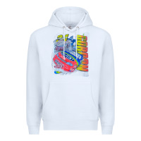 White jeff gordon dupont vintage racing Premium Hoodie - InspiraDesign