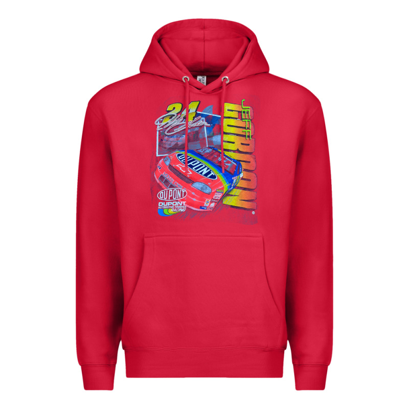 Jeff Gordon Dupont Vintage Racing Premium Hoodie by InspiraDesign | Teevron