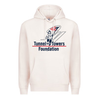 Pale Pink Tunnel To Towers F-oundation American Flag USA Flag Premium Hoodie - InspiraDesign