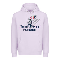 Lilac Tunnel To Towers F-oundation American Flag USA Flag Premium Hoodie - InspiraDesign