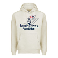 Oatmeal Heather Tunnel To Towers F-oundation American Flag USA Flag Premium Hoodie - InspiraDesign