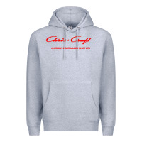 Heather Grey chris boat company Premium Hoodie - InspiraDesign