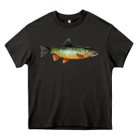 Asphalt Greenback Cutthroat Trout Fish Heavy Core Tee - RanaPortraitStore