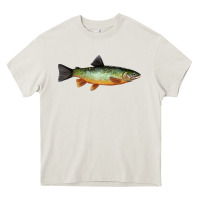 Cream Greenback Cutthroat Trout Fish Heavy Core Tee - RanaPortraitStore