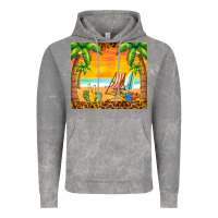 Cloud Rock sunset beach Vintage Hoodie - BarkalooDesign