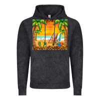 Vintage Arctic sunset beach Vintage Hoodie - BarkalooDesign