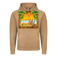 Vintage Camel sunset beach Vintage Hoodie - BarkalooDesign