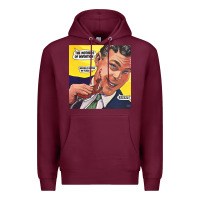 Burgundy The Mothers Of Invention - Weasels Ripped My Flesh Premium Hoodie - InspiraDesign