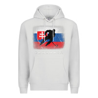 Dove Grey Slovakia Ice Hockey Slovak Flag Premium Hoodie - InspiraDesign