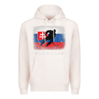 Pale Pink Slovakia Ice Hockey Slovak Flag Premium Hoodie - InspiraDesign