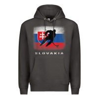 Smoke Slovakia Ice Hockey Slovak Flag Premium Hoodie - InspiraDesign