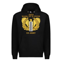Black Emblem warrant officer cw5 Premium Hoodie - InspiraDesign