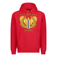 Red Emblem warrant officer cw5 Premium Hoodie - InspiraDesign