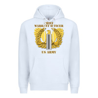 White Emblem warrant officer cw5 Premium Hoodie - InspiraDesign