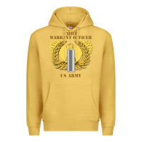 Antique Gold Emblem warrant officer cw5 Premium Hoodie - InspiraDesign
