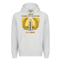 Dove Grey Emblem warrant officer cw5 Premium Hoodie - InspiraDesign