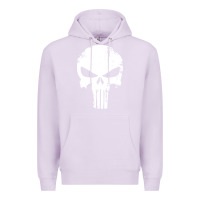Lilac the punisher skull Premium Hoodie - InspiraDesign