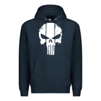 Navy the punisher skull Premium Hoodie - InspiraDesign