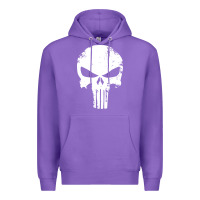 Purple the punisher skull Premium Hoodie - InspiraDesign