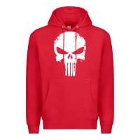 Red the punisher skull Premium Hoodie - InspiraDesign