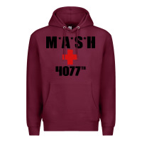 Burgundy mash 4077th Premium Hoodie - InspiraDesign