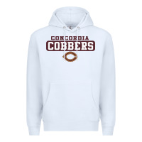 White concordia Cobbers Premium Hoodie - InspiraDesign