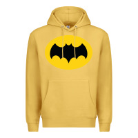 Antique Gold adam west bat Premium Hoodie - InspiraDesign