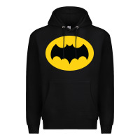 Black adam west bat Premium Hoodie - InspiraDesign