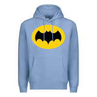 Colony Blue adam west bat Premium Hoodie - InspiraDesign