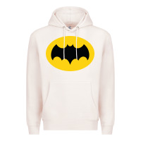 Pale Pink adam west bat Premium Hoodie - InspiraDesign