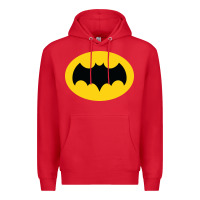 Red adam west bat Premium Hoodie - InspiraDesign