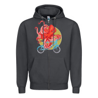 Smoke Cycling octopus Zipper Hoodie - Bettercallsaul