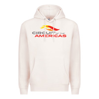 Pale Pink circuit of the americas Premium Hoodie - InspiraDesign