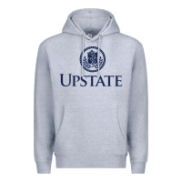 Heather Grey Upstate Medical, SUNY Premium Hoodie - InspiraDesign