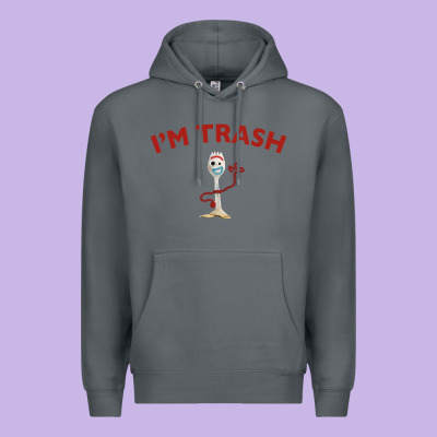 I'm Trash Forky Premium Hoodie Designed By Inspiradesign