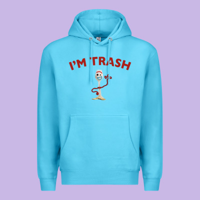 I'm Trash Forky Premium Hoodie Designed By Inspiradesign