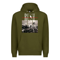 Army Green rush permanent waves Premium Hoodie - InspiraDesign