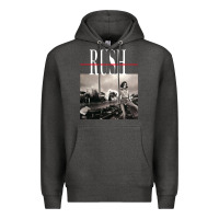 Charcoal Heather rush permanent waves Premium Hoodie - InspiraDesign