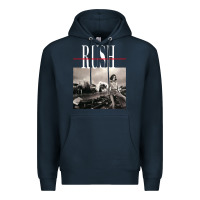 Navy rush permanent waves Premium Hoodie - InspiraDesign