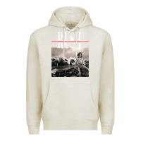 Oatmeal Heather rush permanent waves Premium Hoodie - InspiraDesign