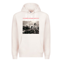 Pale Pink rush permanent waves Premium Hoodie - InspiraDesign