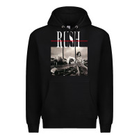 Black rush permanent waves Premium Hoodie - InspiraDesign
