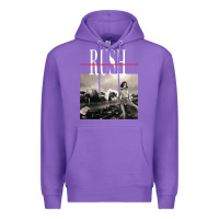 Purple rush permanent waves Premium Hoodie - InspiraDesign
