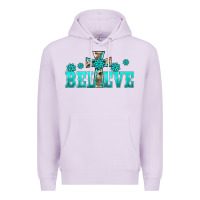Lilac western turquoise's gemstones cross believe Premium Hoodie - BarkalooDesign