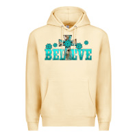 Pina Colada western turquoise's gemstones cross believe Premium Hoodie - BarkalooDesign