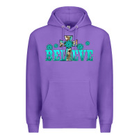 Purple western turquoise's gemstones cross believe Premium Hoodie - BarkalooDesign