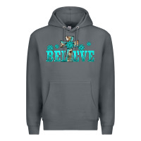 Rock western turquoise's gemstones cross believe Premium Hoodie - BarkalooDesign