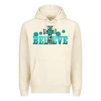 Sandshell western turquoise's gemstones cross believe Premium Hoodie - BarkalooDesign
